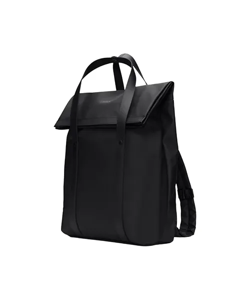 Rains 2 Way Tote Backpack в черен цвят с минималистичен дизайн