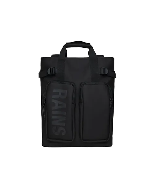 Rains Texel Tote Backpack с функционална организация и водоустойчива материя