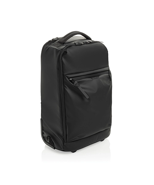 Sak-za-samoleten-bagazh p763.23 2 Раница сак с колела Swiss Peak OSLO RCS в черен цвят
