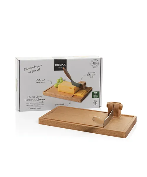 Duska-s-nozh rb85053 1 Дъска за сирена BOSKA Cheese Cutter Lumberjack Amigo