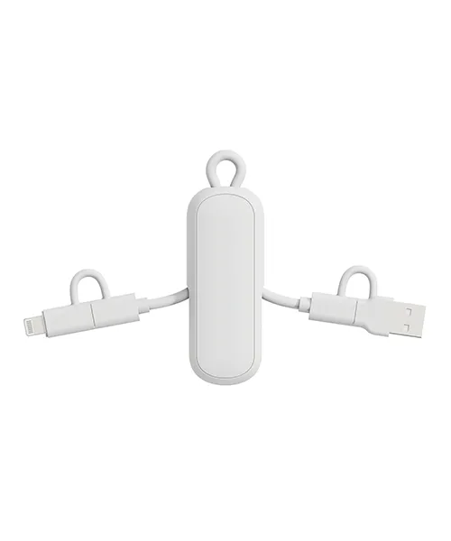 Kabel 4 v 1 p302.97 10 Бял 4-в-1 кабел Urban Vitamin Dublin с четири конектора