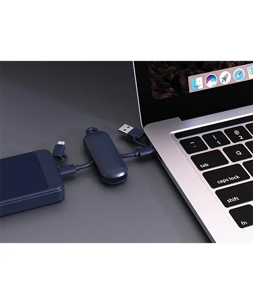Kabel 4 v 1 p302.97 6 Кабел Dublin с USB-C конектор, поставен до лаптоп