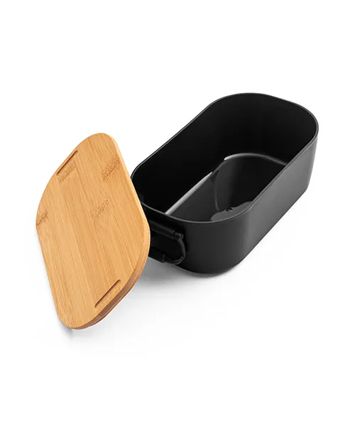 кутия за обяд _1 Удобна кутия за обяд с капак от естествен бамбук