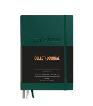 Leuchtturm1917 Бележник – Bullet Journal® Издание 2 Разделител за страници, Ластична лента за затваряне Разделител за страници Разширяем джоб