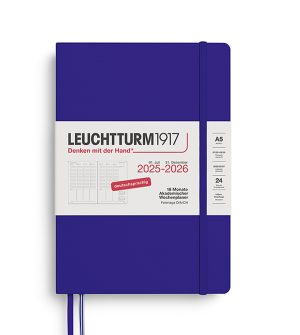 Академичен LEUCHTTURM1917 планер с твърда корица и седмичен преглед