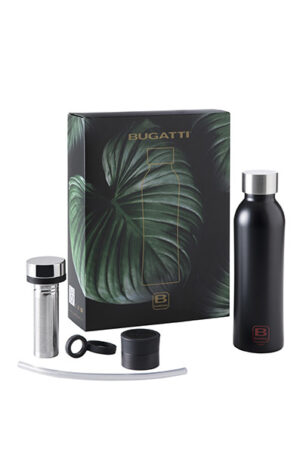 B Bottles Twin Mat Black – елегантна термо бутилка от неръждаема стомана с матово черно покритие