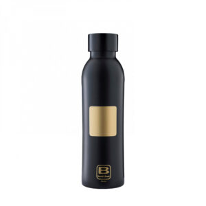 B Bottles Twin Square Gold квадратна термобутилка с издължена елегантна форма