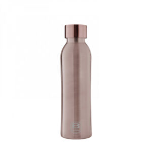 B Bottles Twin Rose Gold – цилиндрична термобутилка с розово златно покритие и елегантен блясък