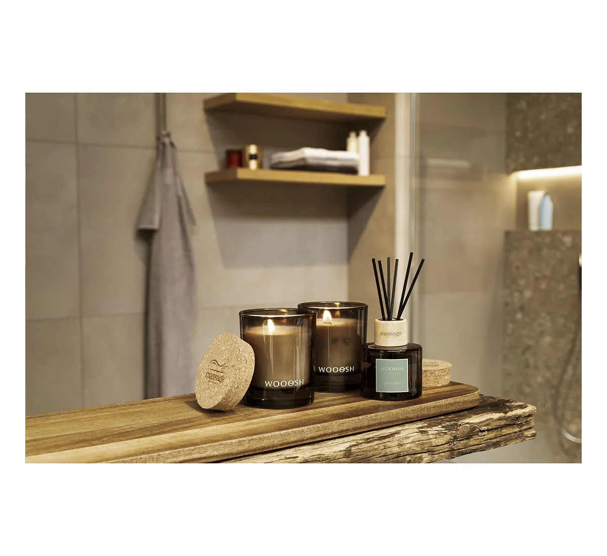 Ароматизатор 196143p Ароматните пръчици Wooosh добавят финес и хармония на домашната среда.