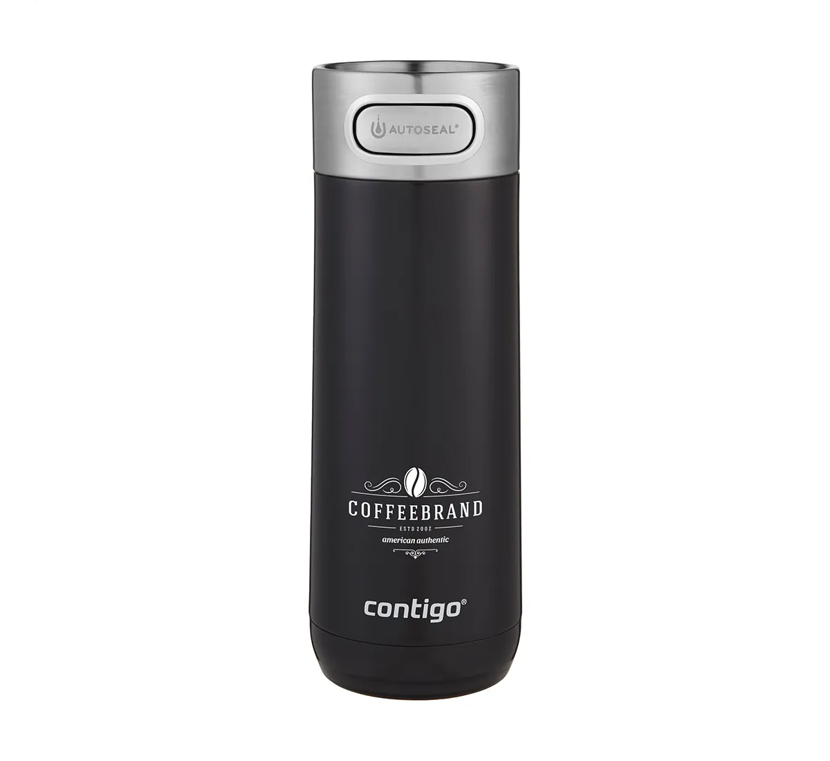 ТермоЧаша 201098 Премиум дизайн в металически цвят с матова повърхност против отпечатъци