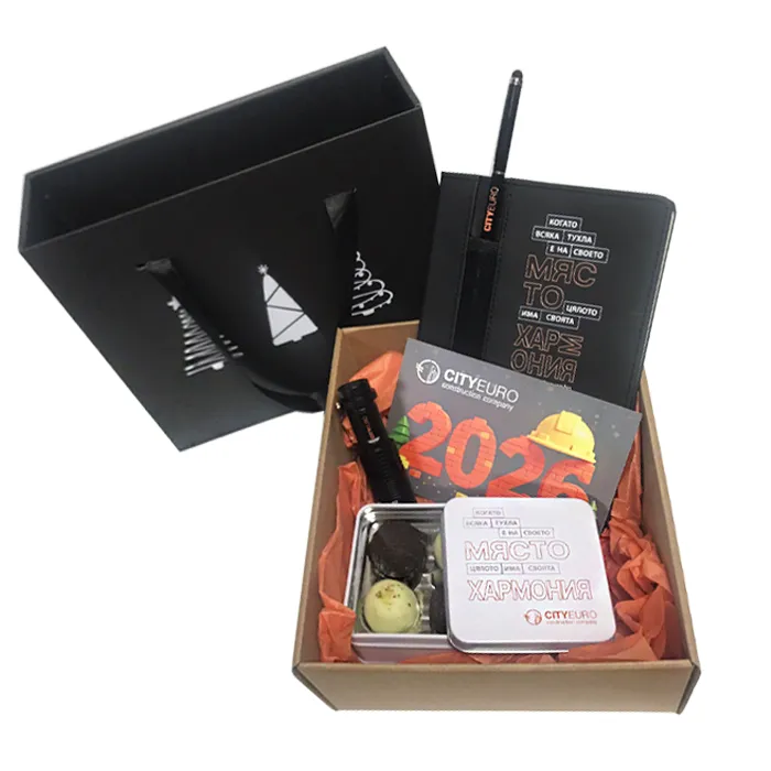 Цялостен изглед на комплекта Calm & Bright с всички включени артикули