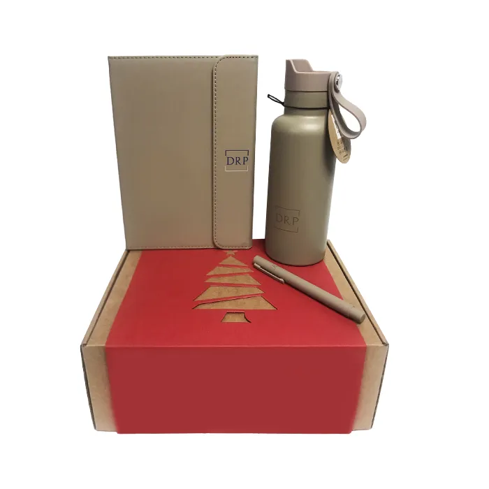 Vinga_Set_7 YourPulse комплект с вакуумна бутилка 500 мл, тефтер с магнитно затваряне и химикалка