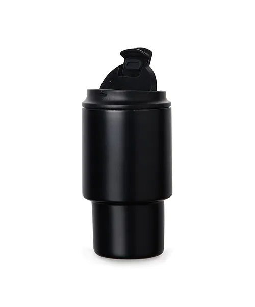 Метална чаша 2 Метална термочаша в неутрален цвят с гладка повърхност