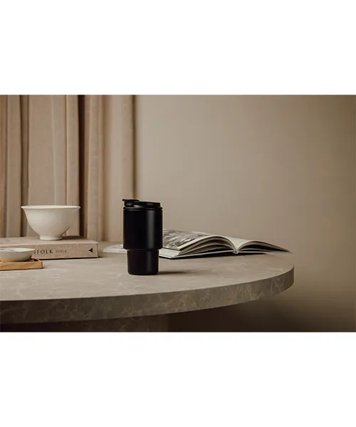 Метална чаша 3 Чаша за кафе с плътен корпус и семпъл модерен силует