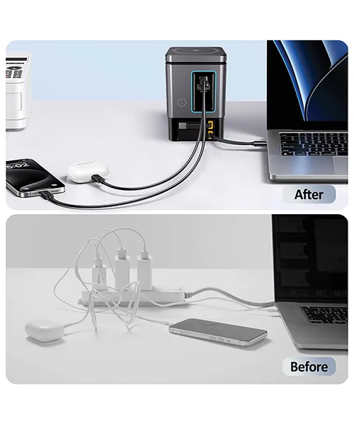 Зарядна станция 13 Еко дизайн зарядно от рециклирани материали