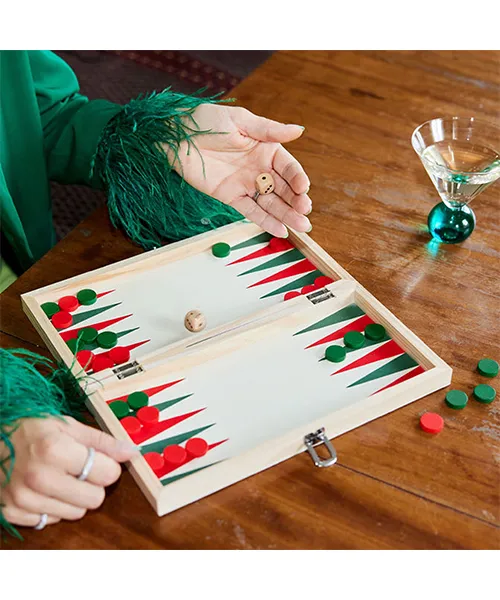 Игра LT53005_ _3 Дизайнерска настолна игра ByOn – шах и табла в един компактен комплект