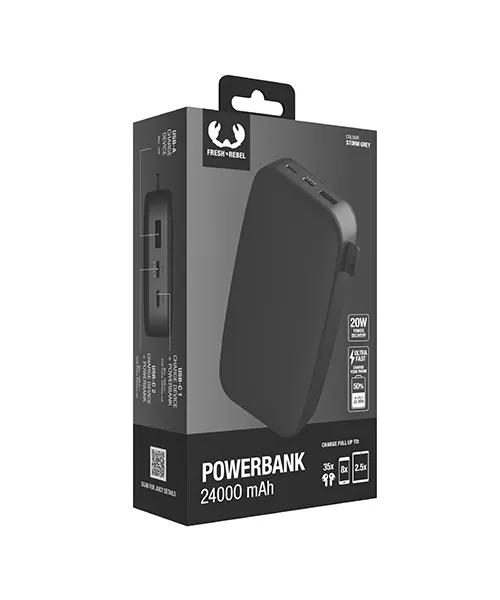 Батерия _4 Преносима батерия 24000 mAh с поддръжка на 20W Power Delivery за бързо зареждане